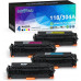 INK E-SALE HP 304A CC530A CC531A CC532A Remanufactured Toner Cartridge 4 Pack (Black, Cyan, Magenta, Yellow)